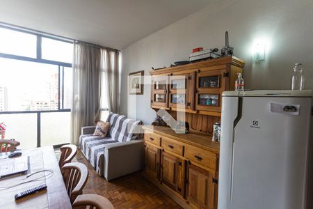 Sala de apartamento à venda com 1 quarto, 60m² em Funcionários, Belo Horizonte