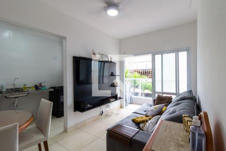 Sala de apartamento para alugar com 2 quartos, 60m² em Nova Mirim, Praia Grande
