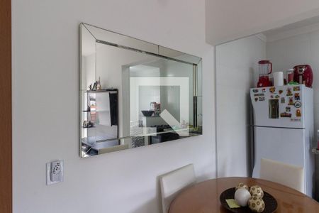 Detalhe da sala de apartamento para alugar com 2 quartos, 60m² em Nova Mirim, Praia Grande