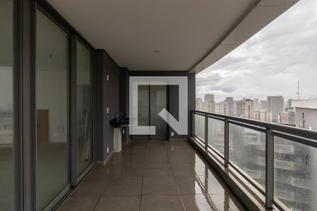 Varanda da Sala de apartamento à venda com 4 quartos, 345m² em Vila Nova Conceição, São Paulo