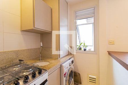 Studio à venda com 48m², 1 quarto e 1 vagaCozinha e Área de Serviço