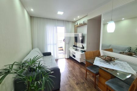 Sala de apartamento à venda com 3 quartos, 74m² em Parque Independencia, São Paulo