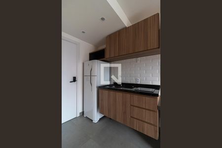 Cozinha de apartamento à venda com 1 quarto, 23m² em Perdizes, São Paulo