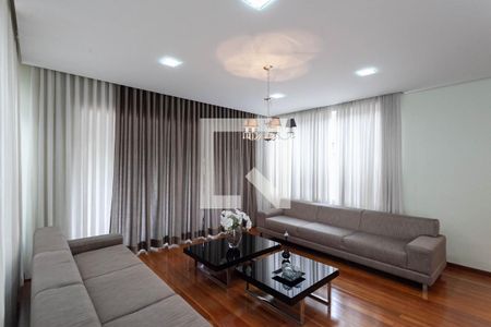 Sala 1 de casa de condomínio à venda com 5 quartos, 2100m² em Braúnas, Belo Horizonte