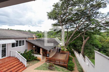 Vista da varanda da sala 1 de casa de condomínio à venda com 5 quartos, 2100m² em Braúnas, Belo Horizonte