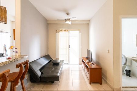 Sala de apartamento para alugar com 2 quartos, 58m² em Ocian, Praia Grande
