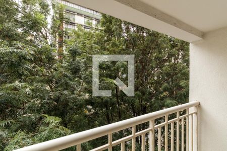 Varanda da Sala de apartamento à venda com 2 quartos, 59m² em Vila Buarque, São Paulo