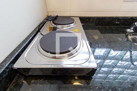 Studio para alugar com 36m², 1 quarto e sem vagaDetalhe da cozinha