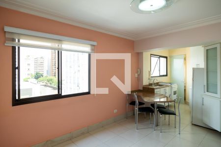 Sala de apartamento à venda com 1 quarto, 49m² em Brooklin, São Paulo