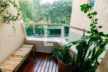Varanda da Sala de apartamento à venda com 3 quartos, 69m² em Paraíso do Morumbi, São Paulo
