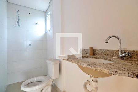 Banheiro de apartamento à venda com 1 quarto, 42m² em Vila Principe de Gales, Santo André