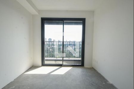 Sala / Dormitório de apartamento à venda com 1 quarto, 23m² em Brooklin Paulista, São Paulo