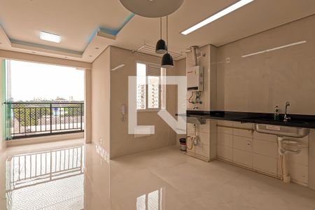 Sala/Cozinha de apartamento à venda com 2 quartos, 40m² em Vila São João, Guarulhos