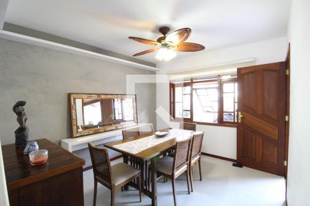 Sala de jantar de casa à venda com 4 quartos, 250m² em Anil, Rio de Janeiro
