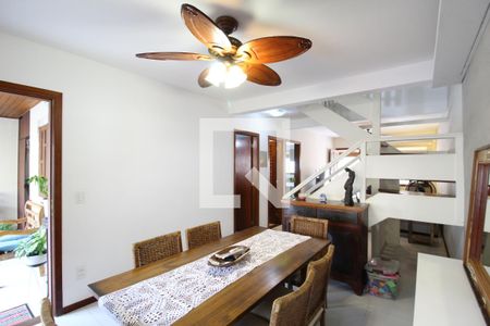 Sala de jantar de casa à venda com 4 quartos, 250m² em Anil, Rio de Janeiro