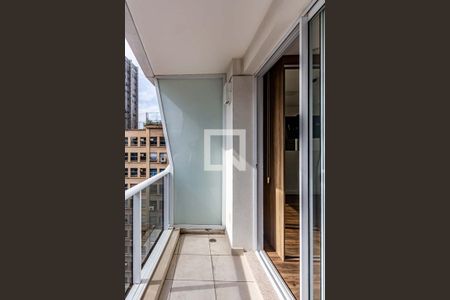 Varanda de kitnet/studio à venda com 1 quarto, 25m² em Centro Histórico de São Paulo, São Paulo