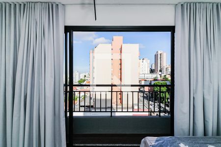 Studio para alugar com 25m², 1 quarto e sem vagaSacada do Quarto/ Sala