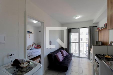 Sala e Cozinha Integrada  de apartamento à venda com 1 quarto, 29m² em Vila Penteado, São Paulo