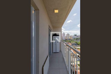 Varanda Sala e Cozinha Integrada  de apartamento à venda com 1 quarto, 29m² em Vila Penteado, São Paulo