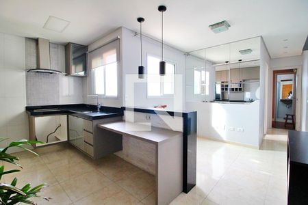 Sala/Cozinha de apartamento à venda com 2 quartos, 100m² em Parque Novo Oratório, Santo André