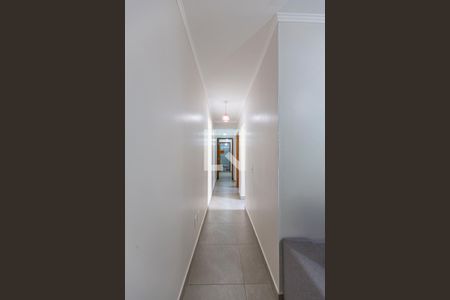 Corredor de apartamento para alugar com 3 quartos, 130m² em Vila Eldizia, Santo André