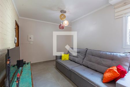 Sala de apartamento para alugar com 3 quartos, 130m² em Vila Eldizia, Santo André