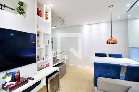 Sala de apartamento para alugar com 2 quartos, 48m² em Parque das Nações, Santo André