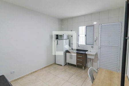Studio - Quarto / Cozinha de apartamento para alugar com 1 quarto, 15m² em Vila Indiana, São Paulo