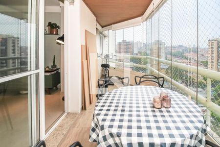 Varanda da Sala de apartamento à venda com 3 quartos, 110m² em Vila Anglo Brasileira, São Paulo