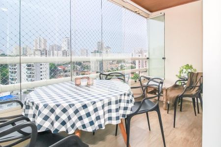 Varanda da Sala de apartamento à venda com 3 quartos, 110m² em Vila Anglo Brasileira, São Paulo