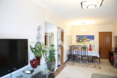 Sala de apartamento para alugar com 3 quartos, 131m² em Canto do Forte, Praia Grande
