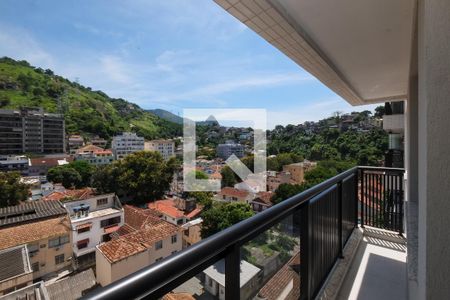 Vista da Sala de apartamento à venda com 2 quartos, 70m² em Tijuca, Rio de Janeiro