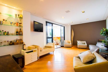 Sala de apartamento à venda com 4 quartos, 170m² em Vila Valparaíso, Santo André