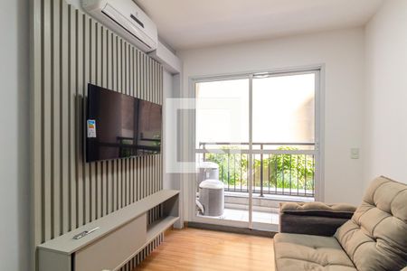 Sala de apartamento para alugar com 1 quarto, 29m² em República, São Paulo