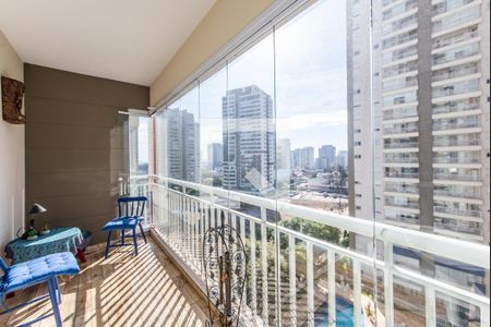 Varanda de apartamento para alugar com 3 quartos, 94m² em Vila Gumercindo, São Paulo