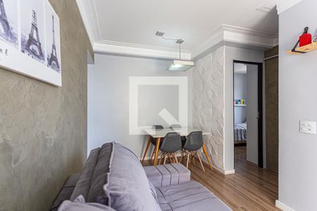 Sala de apartamento para alugar com 2 quartos, 47m² em Vila Homero Thon, Santo André