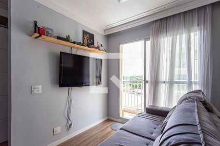 Sala de apartamento para alugar com 2 quartos, 47m² em Vila Homero Thon, Santo André