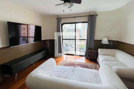 Sala de apartamento para alugar com 1 quarto, 75m² em Itaim Bibi, São Paulo