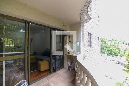 Varanda da Sala de apartamento para alugar com 3 quartos, 109m² em Vila Andrade, São Paulo