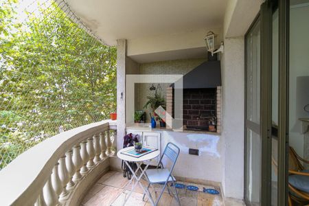 Varanda da Sala de apartamento para alugar com 3 quartos, 109m² em Vila Andrade, São Paulo