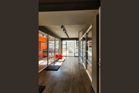 Studio para alugar com 34m², 1 quarto e sem vaga Studio para alugar com 34m², 1 quarto e sem vagaAcademia