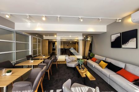 Studio para alugar com 34m², 1 quarto e sem vaga Studio para alugar com 34m², 1 quarto e sem vagaSalão de Festas