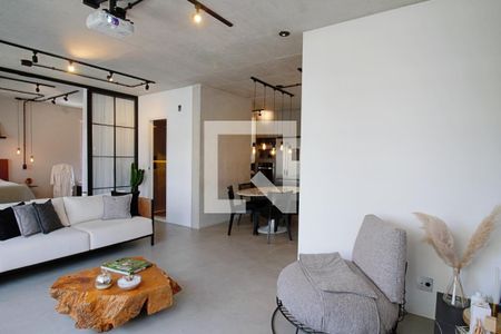 Sala  de apartamento à venda com 1 quarto, 70m² em Jardim Fonte do Morumbi, São Paulo