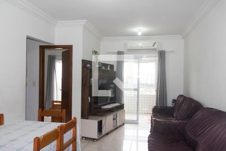 Sala de apartamento para alugar com 2 quartos, 70m² em Nova Mirim, Praia Grande