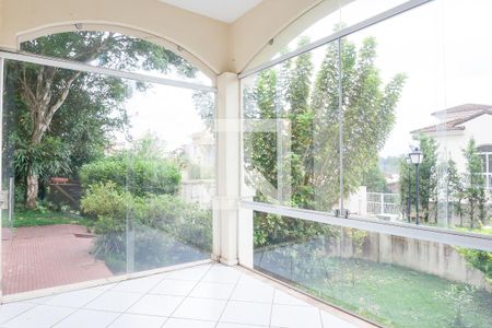 varanda sala de casa de condomínio à venda com 3 quartos, 200m² em Alphaville Nova Lima, Nova Lima