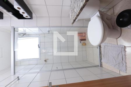 Banheiro de apartamento à venda com 2 quartos, 45m² em Chacaras Reunidas Santa Terezinha, Contagem
