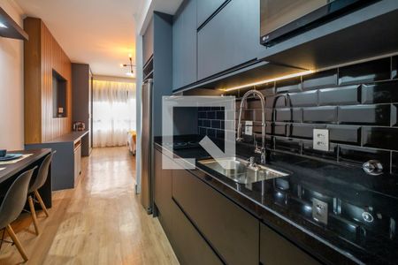 Cozinha de kitnet/studio para alugar com 1 quarto, 38m² em Teresópolis, Porto Alegre