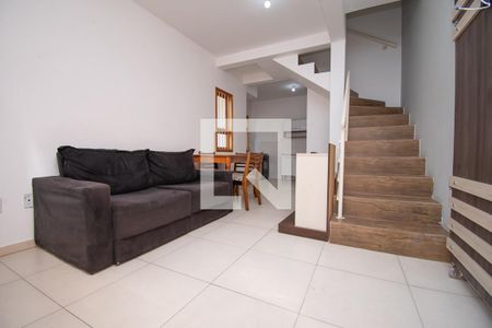 sala de casa de condomínio para alugar com 2 quartos, 57m² em Boa Saúde, Novo Hamburgo