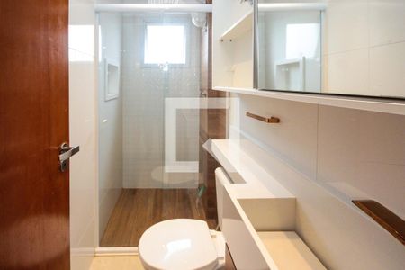 Banheiro de apartamento à venda com 2 quartos, 55m² em Chácara Mafalda, São Paulo