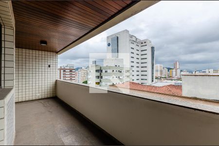 Varanda de apartamento para alugar com 3 quartos, 163m² em Boqueirão, Santos